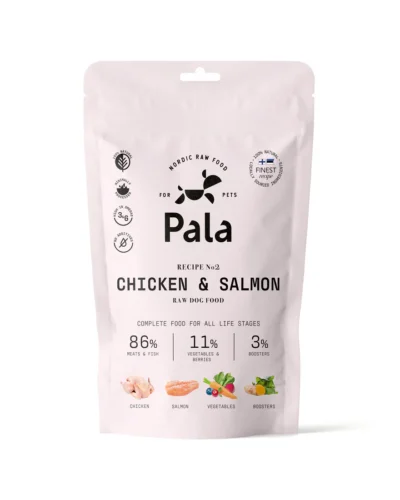 Pala Raw Food Receita #2 – Frango & Salmão