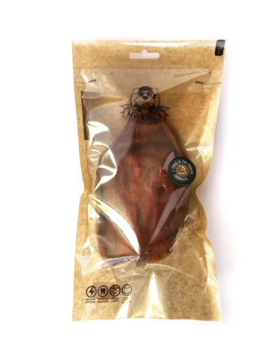 Orelha de Porco Ibérico para Cães — Snack Dentário 100% Natural