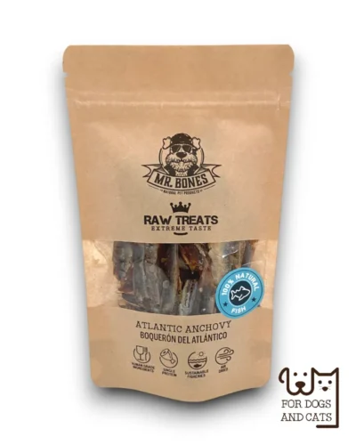 Raw Treats Anchova — Snack Natural para Cães e Gatos