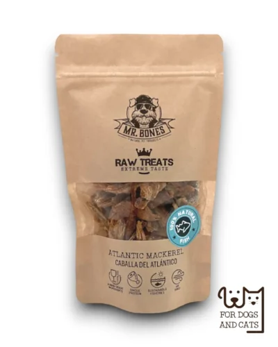 Raw Treats Cavala — Guloseima Natural para Cães e Gatos