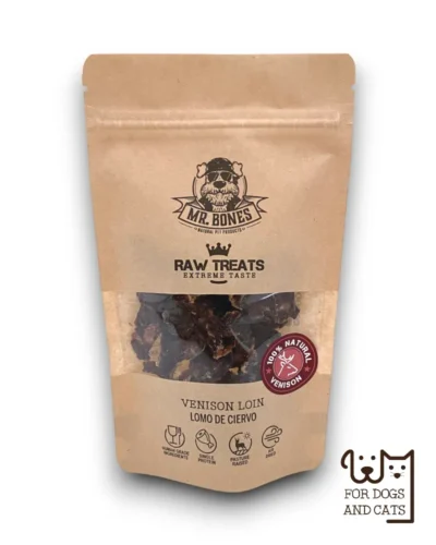 Raw Treats Veado — Snack Natural para Cães e Gatos
