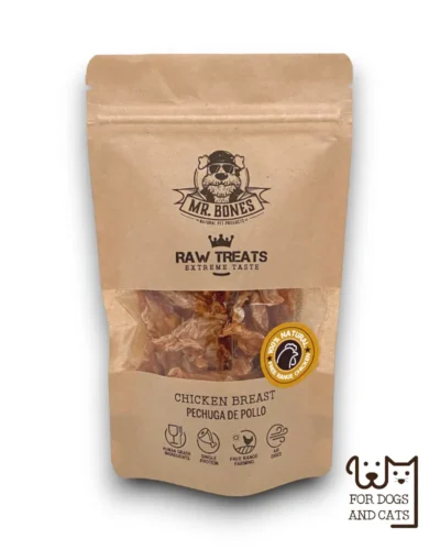 Raw Treats Peito de Frango – Snack Natural para Cães e Gatos