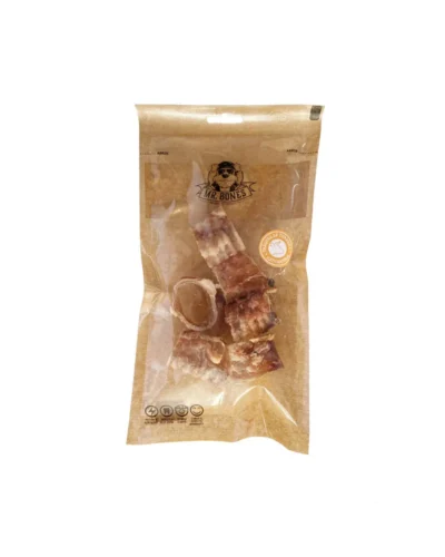 Anéis de Traqueia de Bovino para Cães — Snack Dentário 100% Natural