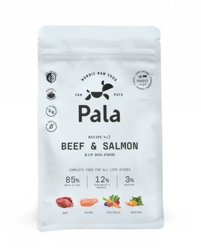 Pala Raw Food Receita #3 – Carne Bovina & Salmão