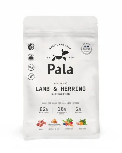 Pala Raw Food Receita #7 – Borrego & Arenque