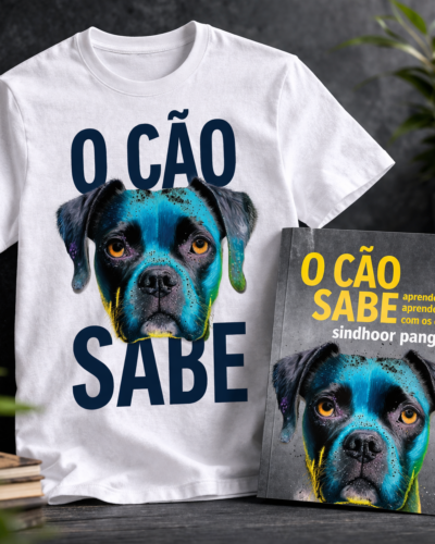 Pack Livro o Cão Sabe + T-shirt